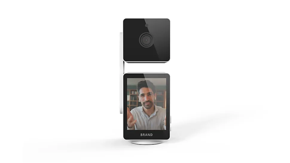 Caméra de surveillance intérieure connectée motorisée avec écran Dio Connected Home