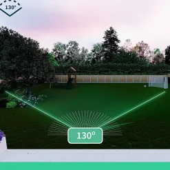 Caméra de vidéosurveillance extérieure Arlo Essential2 2k blanc vendue par 3 pièces