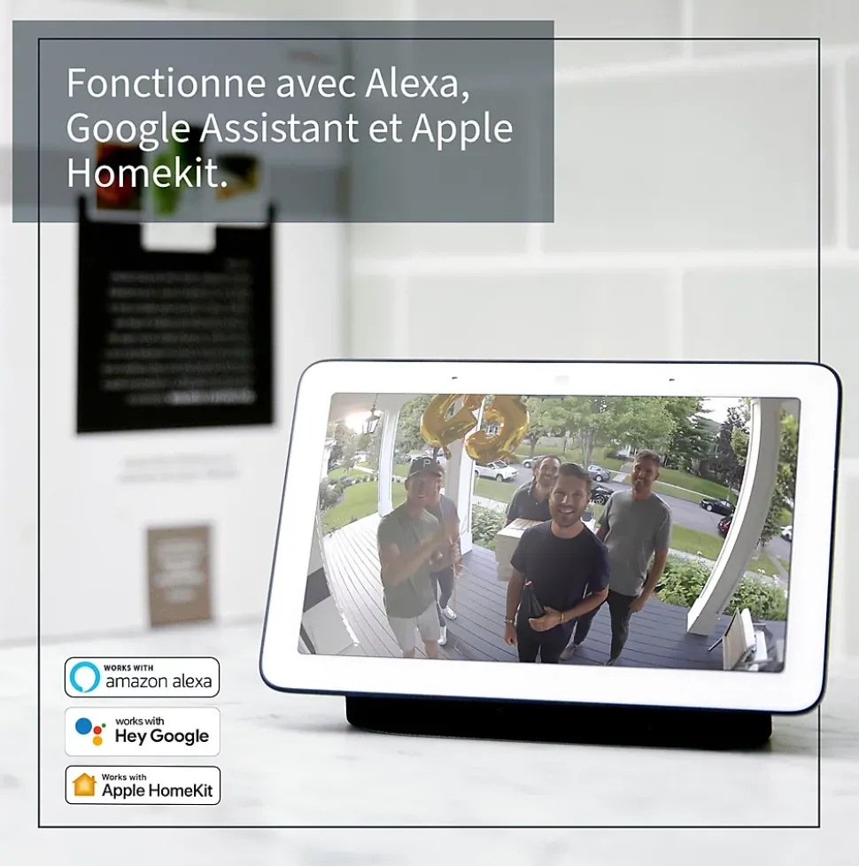 Caméra de vidéosurveillance sans fil Arlo Floodlight Pro3 2K blanche
