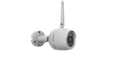 Caméra extérieure 1080p multi adaptateur blanche