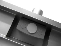 Caniveau de douche italienne réglable acier inoxydable avec Siphon et filtre - 70cm