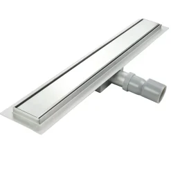 Caniveau de douche Italienne DALA inox L.120 cm anti-odeurs + filtre, drainage performant -SANIVERRE