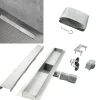 Caniveau de douche Italienne DALA inox L.70 cm anti-odeurs + filtre, drainage performant -SANIVERRE