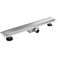 Caniveau de douche Italienne DALA inox L.70 cm anti-odeurs + filtre, drainage performant -SANIVERRE