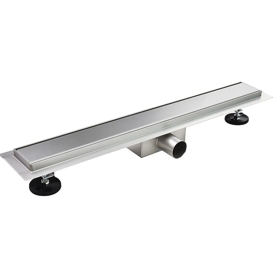 Caniveau de douche Italienne DALA inox L.80 cm anti-odeurs + filtre, drainage performant -SANIVERRE