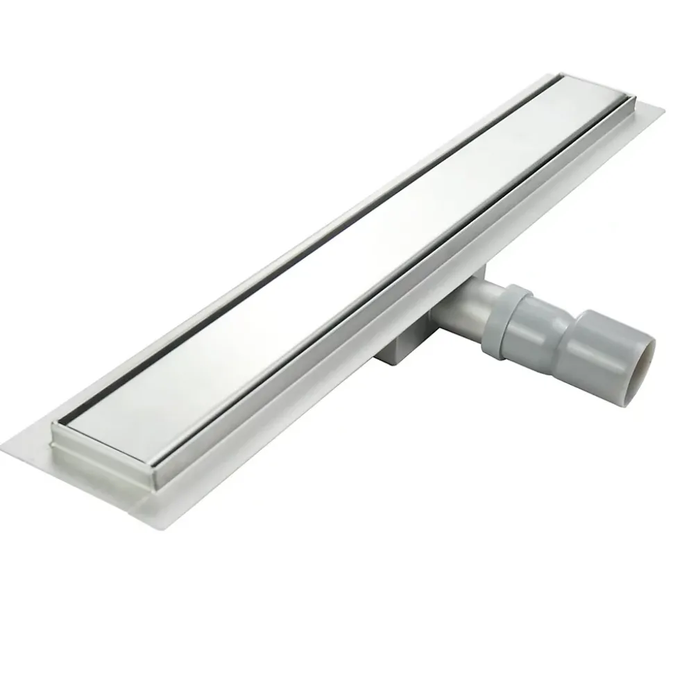 Caniveau de douche Italienne DALA inox L.90 cm anti-odeurs + filtre, drainage performant -SANIVERRE