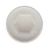 Capuchon plastique Vis Diamètre 6.3 Surplat 10 RAL9010 blanc pur - 1 pièce