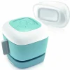 Carillon Bleu THOMSON Sonnette porte MP3 16 GB et Flash portée Sans Fil 300m