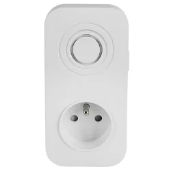 Carillon enfichable prise gigogne et bouton sans fil Blyss Soft Touch 36 mélodies
