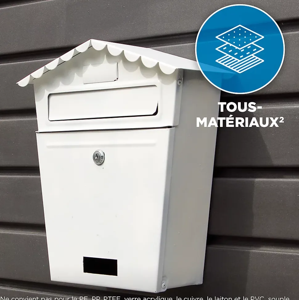 Cartouche de colle polymère propulsée au gaz, 200 g - intérieur/extérieur