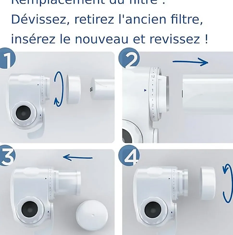 Cartouche pour système de filtration sur robinet Brita ON TAP V