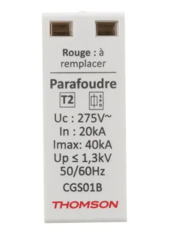 Cartouche rechange parafoudre modulaire Thomson