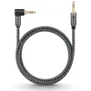 Câble audio Jack 3.5 coudé 90 or 50cm GOOBAY