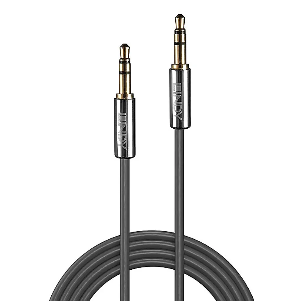 Câble audio Jack 3.5mm Cromo Line 5m LINDY