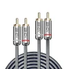 Câble audio 2x RCA Cromo Line 2m LINDY
