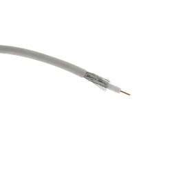 Câble coaxial TV - 21 VATCA PH blanc - 25m - Zenitech
