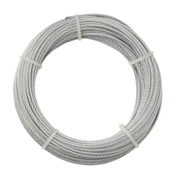 Câble en acier Diall ø2 mm, 20 m Argent
