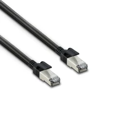 Câble Ethernet RJ45 CAT 8 mâle/mâle tressé - S/FTP 5 m - Metronic 395631