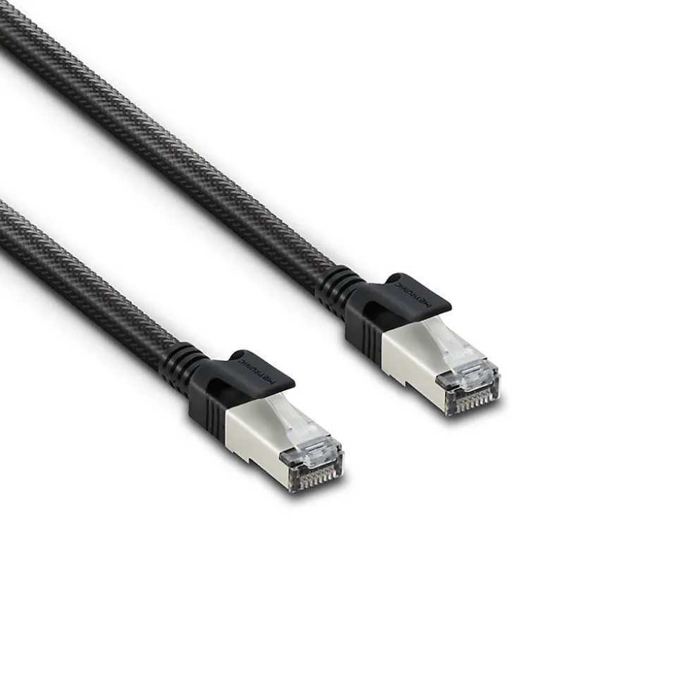 Câble Ethernet RJ45 CAT 8 mâle/mâle tressé - S/FTP 5 m - Metronic 395631