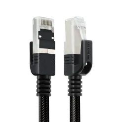 Câble Ethernet RJ45 CAT 8 mâle/mâle tressé - S/FTP 5 m - Metronic 395631