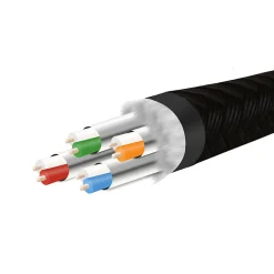 Câble Ethernet RJ45 CAT 8 mâle/mâle tressé - S/FTP 5 m - Metronic 395631