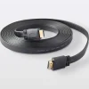 Câble HDMI Mâle / Mâle coudé 4K noir Blyss, 5 m