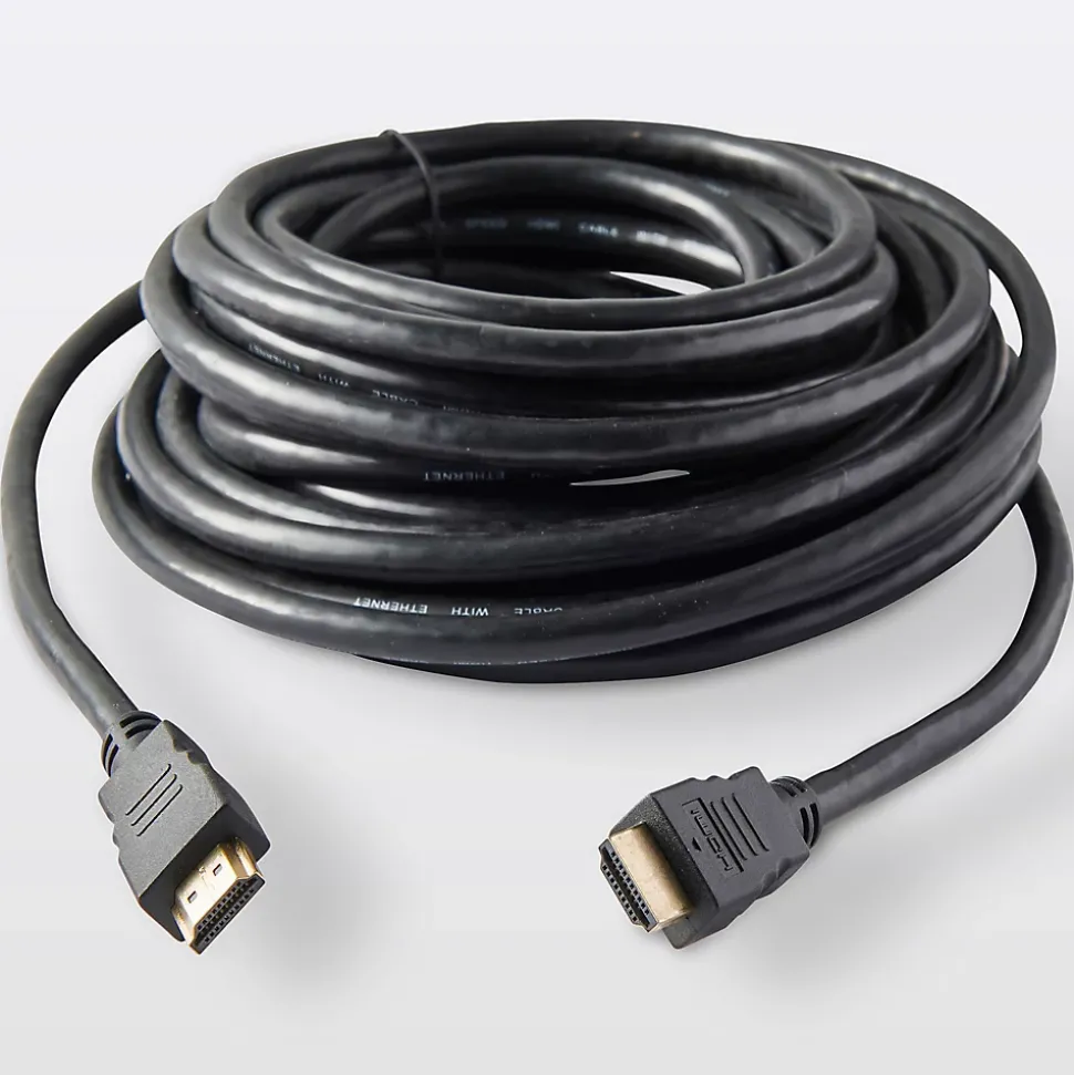 Câble HDMI Mâle / Mâle noir Blyss Or, 10 m