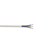 Câble électrique flexible H05VVF 3x1,5 mm² Blanc - 25 m