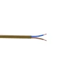 Câble électrique flexible H03VVH2F 2x0,75 mm² Or - 25 m
