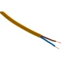 Câble électrique H03VVH2F 2x0,75mm² 10m or Zenitech