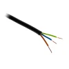 Câble électrique U1000 R2V 3G6mm² noir 100m Zenitech