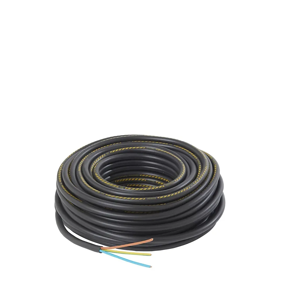 Câble électrique U1000R2V 3x2,5 mm² - 25 m