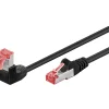 Câble RJ45 Cat6 coudé surblindé 50cm GOOBAY