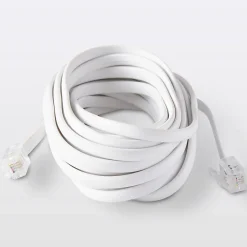 Câble RJ11 Mâle / Mâle blanc Blyss, 5 m