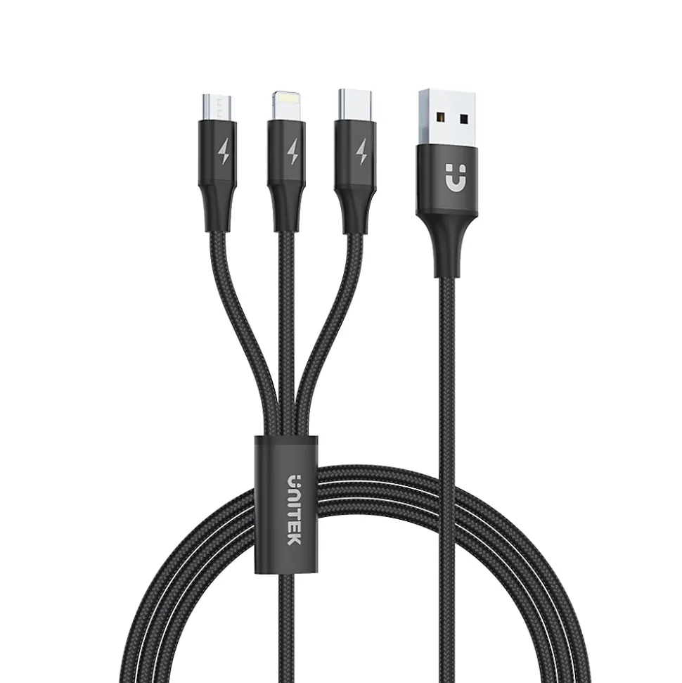 Câble USB 3 en1 1.50 mètre UNITEK