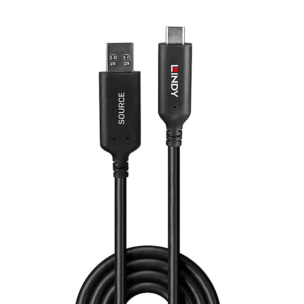 Câble USB 3.2 Gen1 hybride 5Gbps 25m LINDY