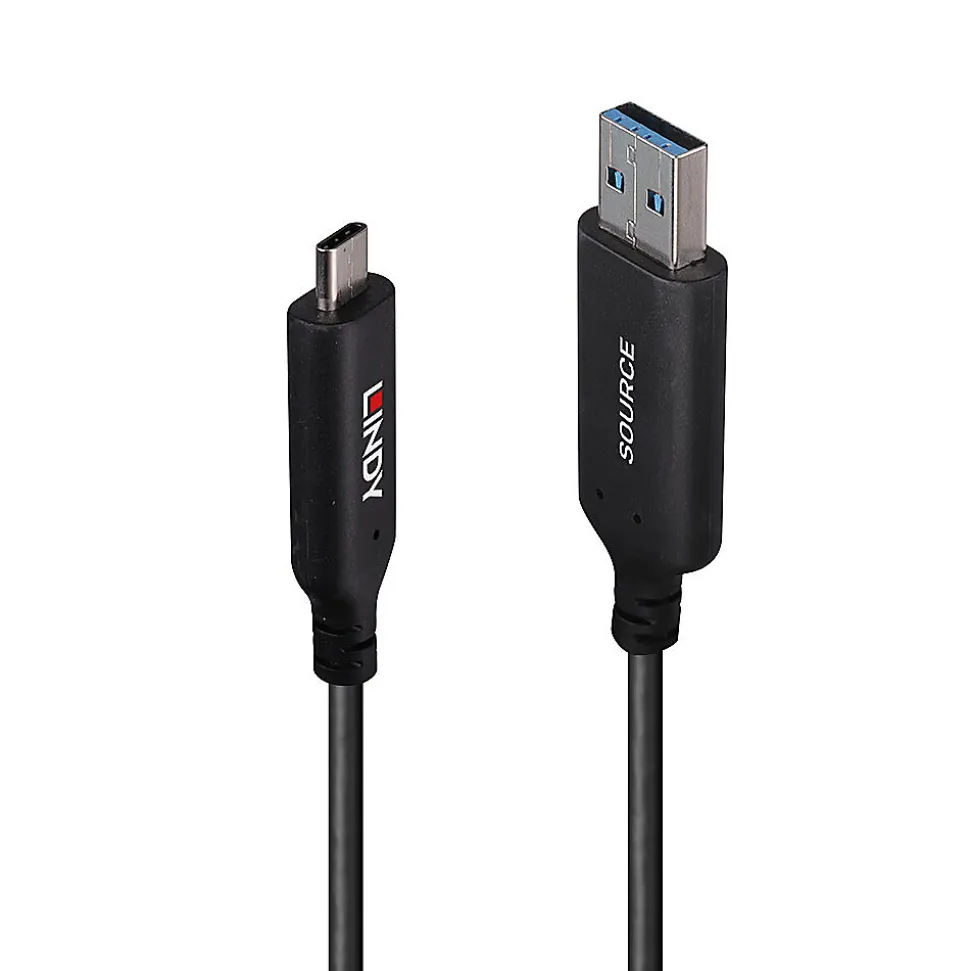 Câble USB 3.2 Gen1 hybride 5Gbps 50m LINDY