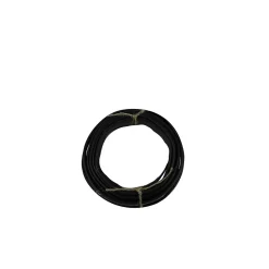 Câble 2X0,75 mm² H03VVH2F noir couronne 5m