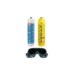 Chalumeau BI Gaz 110 Bar Oxygène/ Propane Avec 2 pointes Kit complet OXYKIT 555K KEMPER