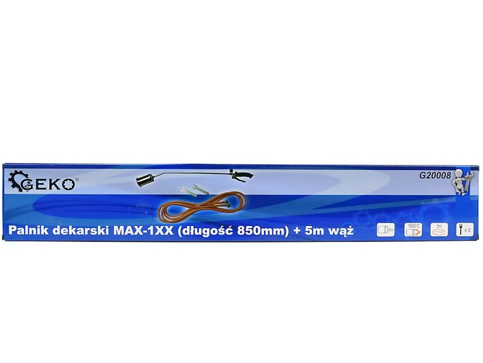 Chalumeau Gaz Professionnel Pour Couverture 850 Mm Buse 60 Mm Avec Tuyau 5 m - Chauffage Brûlage Collage À Chaud