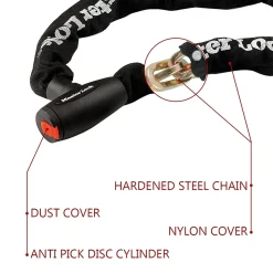 Chaîne antivol Master Lock 8292EURDPS Noir 200 cm