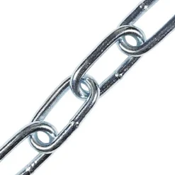 Chaîne maille courte Diall ø8 mm, vendue au mètre linéaire