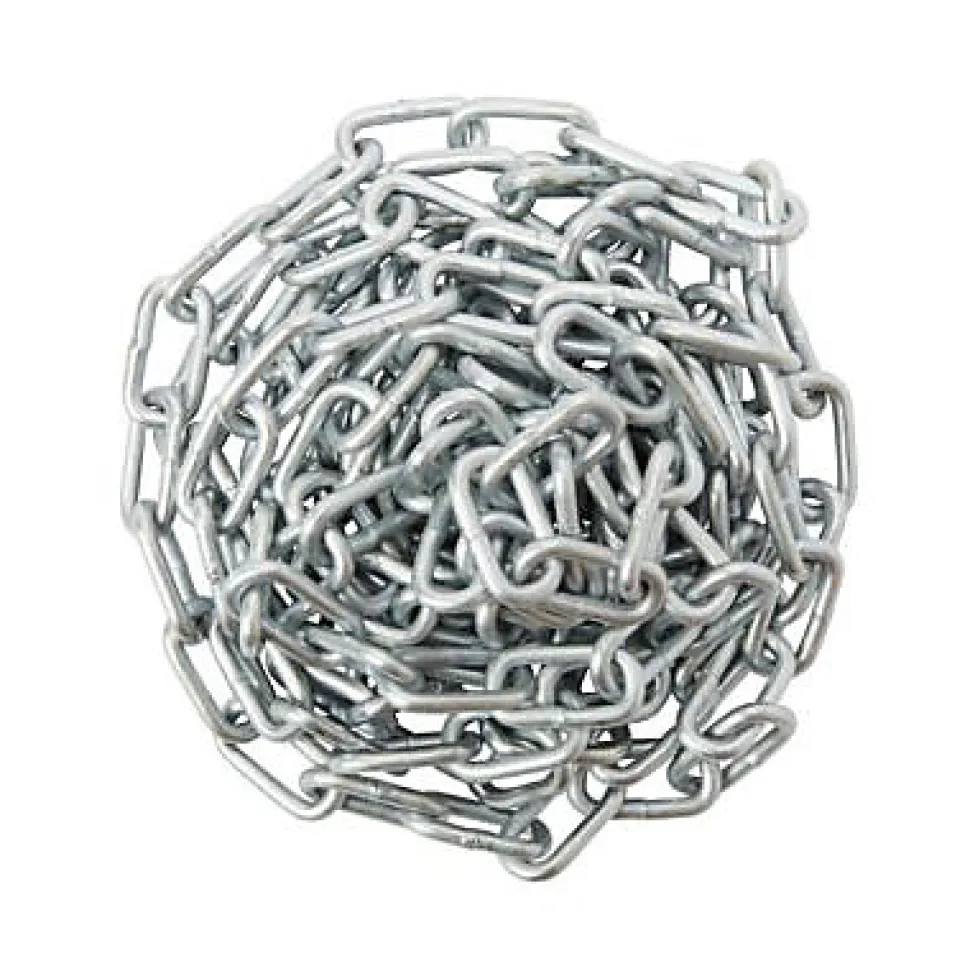 Chaîne maille longue Diall ø6 mm, vendue au mètre linéaire