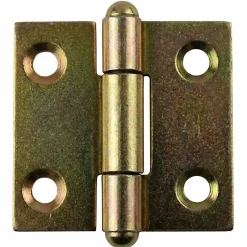 2 charnières démontables acier bichromaté Diall 50 x 50 mm