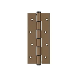 Charnière simple action à ressort, 180X40 mm, en aluminium anodisée bronze, pour porte de 40 mm