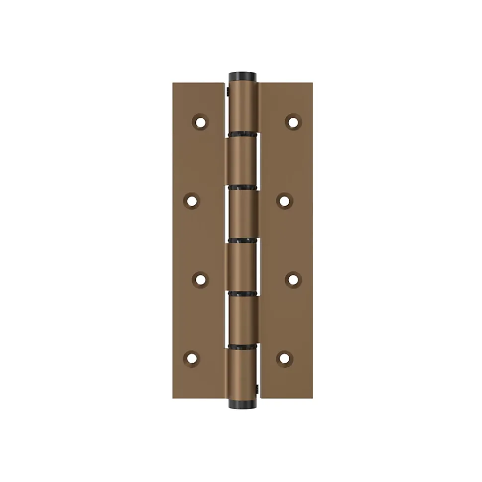 Charnière simple action à ressort, 180X40 mm, en aluminium anodisée bronze, pour porte de 40 mm