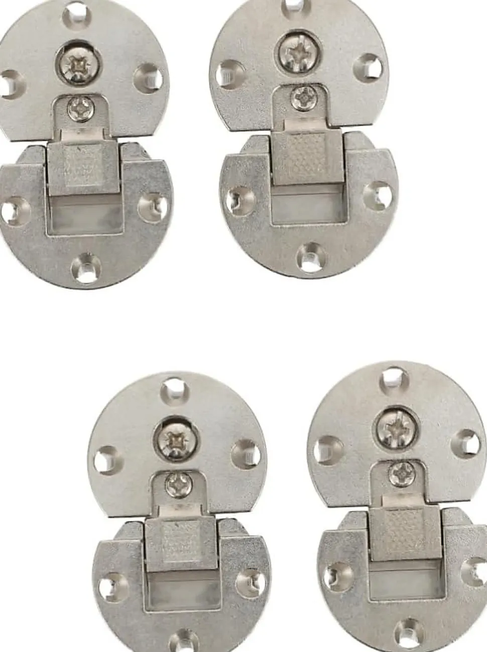 4 charnières pliantes, charnières de table pliantes, charnières pliantes à cadre métallique, charnières d'armoire