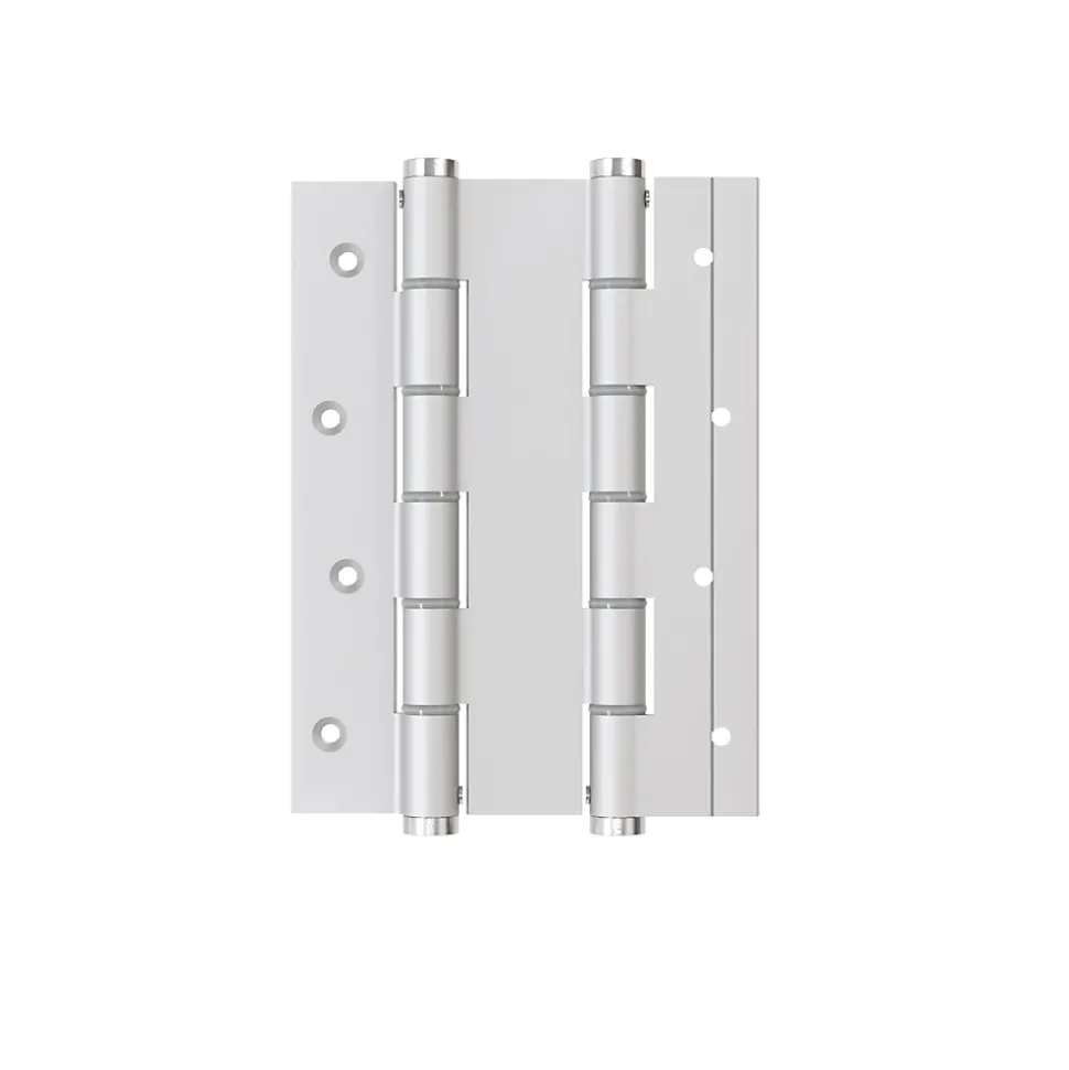Charnière va et vient à ressort, 180X40 mm, en aluminium anodisée argent, pour porte de 40 mm.