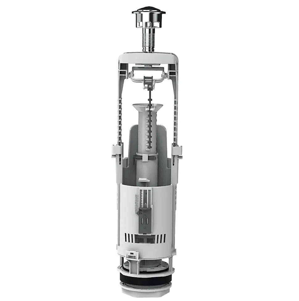 Chasse d'eau Flomasta 2", double bouton poussoir + étrier