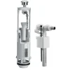 Chasse d'eau + robinet flotteur silencieux Siamp Optima S compact 95L